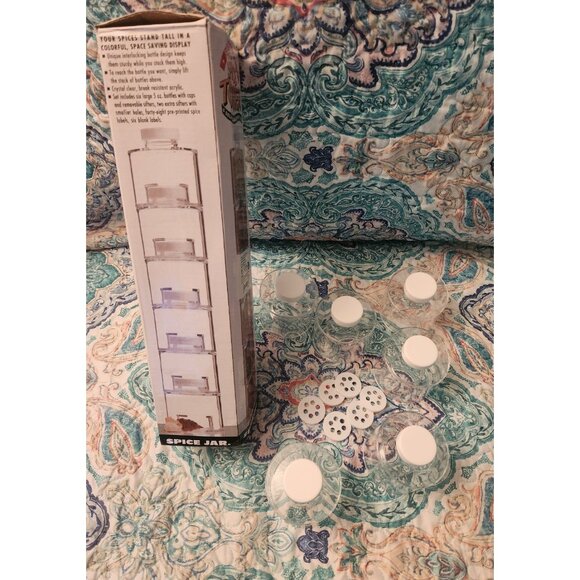 Spice Tower Acrylic Spice Jar NWT - Picture 2 of 2